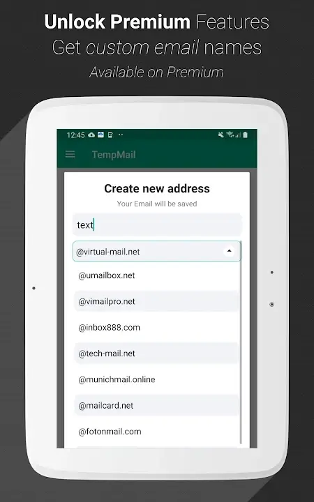 Temp Mail MOD APK