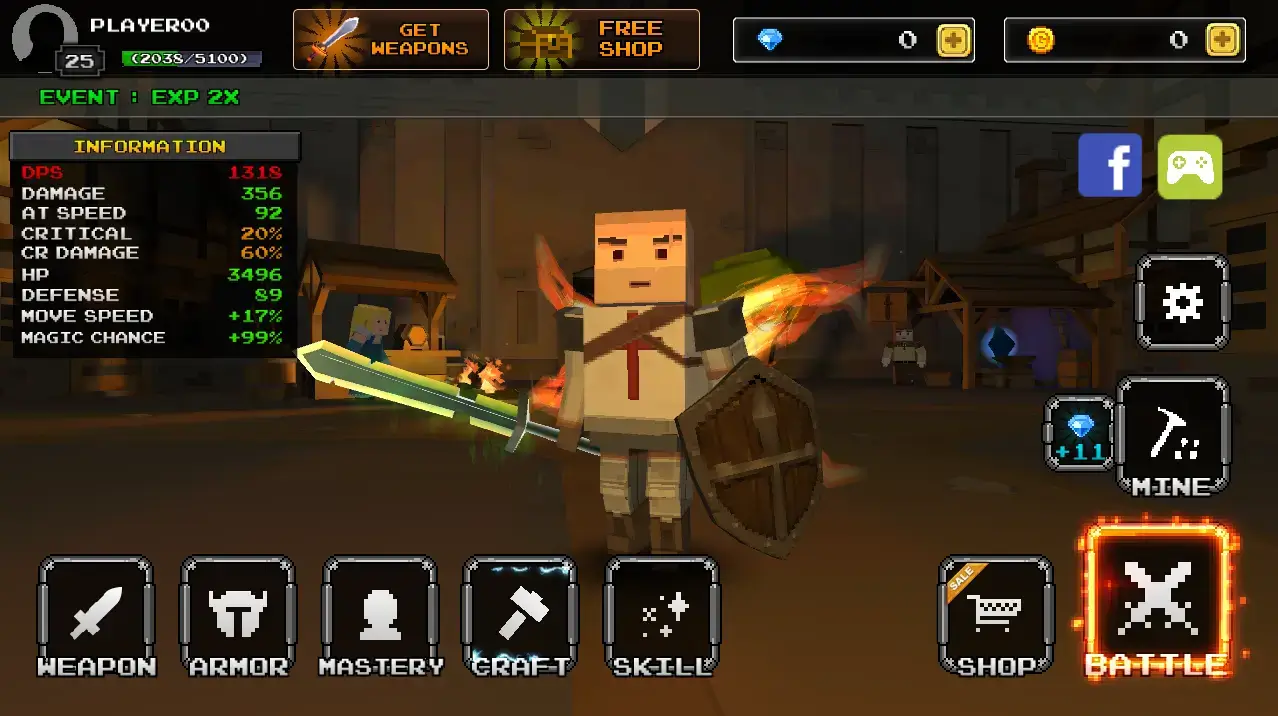 Pixel Blade M VIP MOD APK