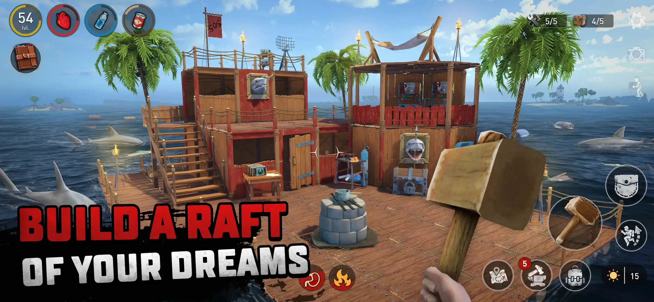 Raft Survival MOD APK